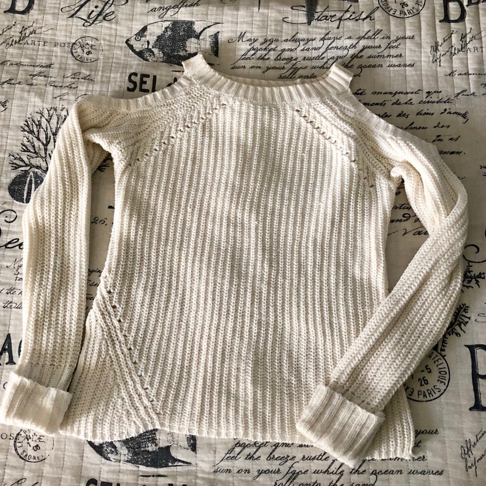 Open Shoulder Sweater
